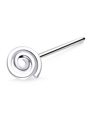 Circular Silver Straight Nose Stud NSKA-717